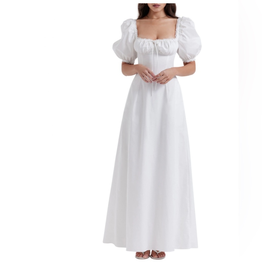 House of CB Felizia Puff Sleeve Maxi Dress